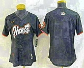 Women's San Francisco Giants Blank Black 2025 City Connect Limited Jersey,baseball caps,new era cap wholesale,wholesale hats